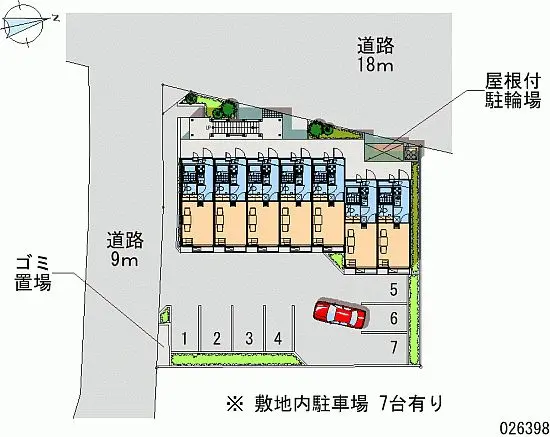 ★手数料０円★秦野市上大槻　月極駐車場（LP）